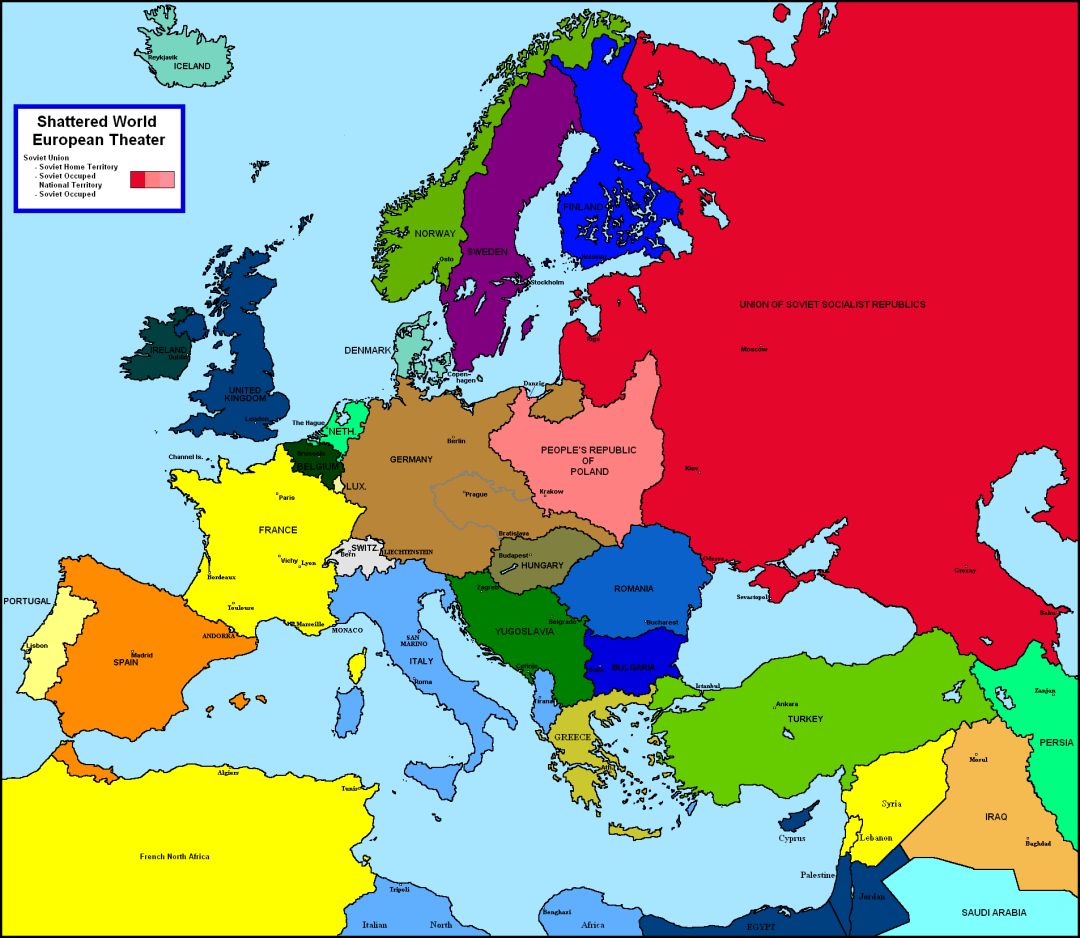 地方不大,国家不少,看地图那是乱七八糟,但其实在历史上,欧洲也曾统一