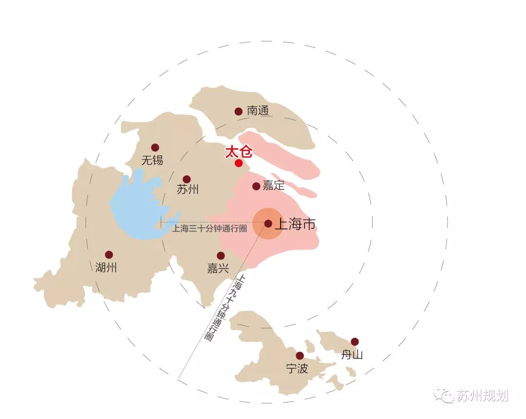 太仓市区位示意图