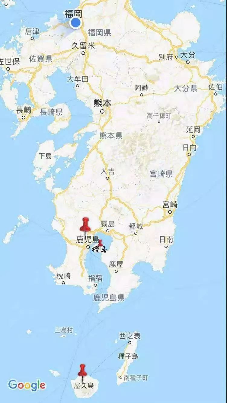 日本樱岛位置图片