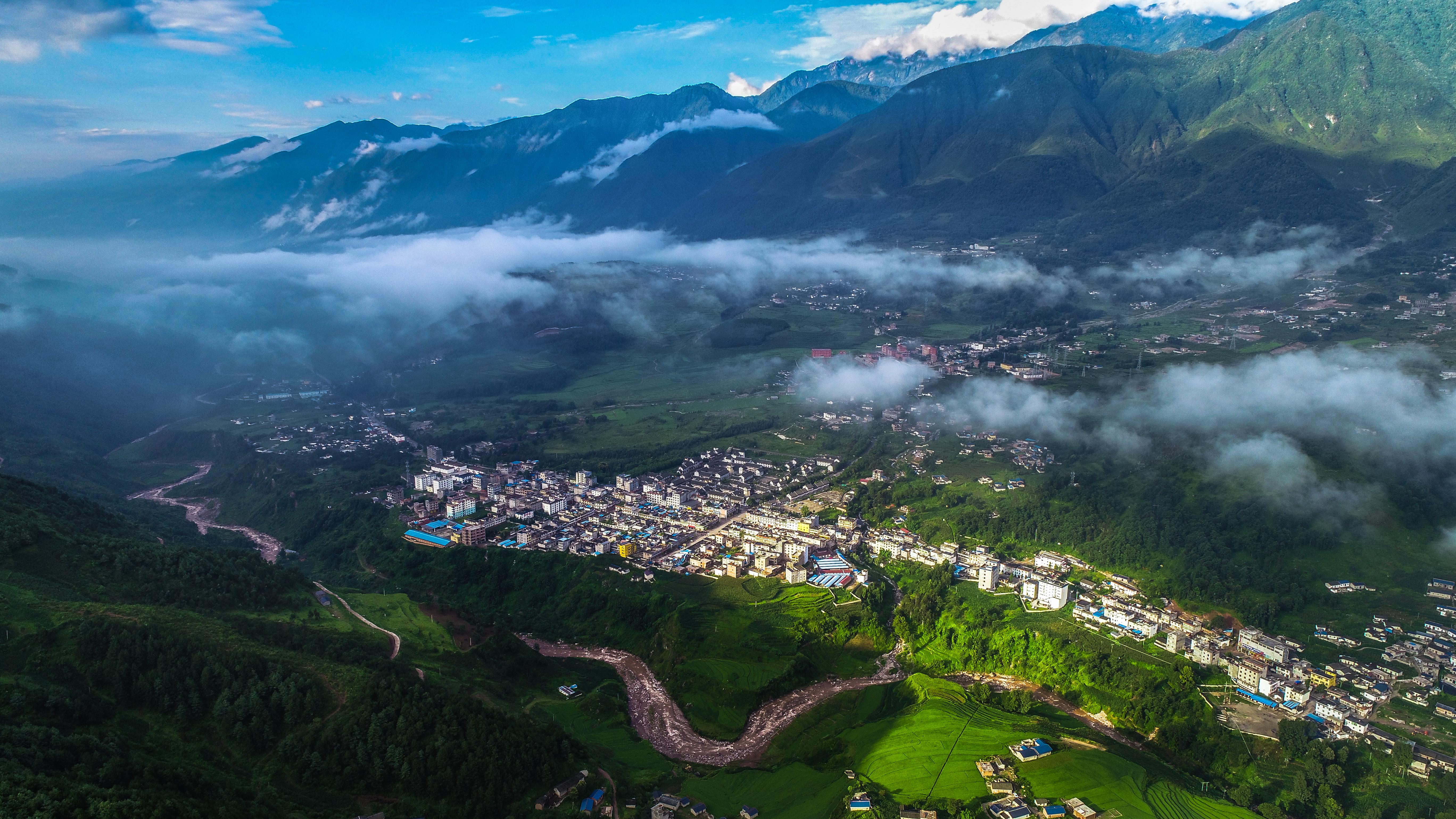 凉山风景图图片