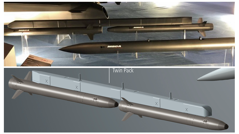 可看到前端有红外导引头与疑似激光近炸引信的光电窗口相较之下,欧洲