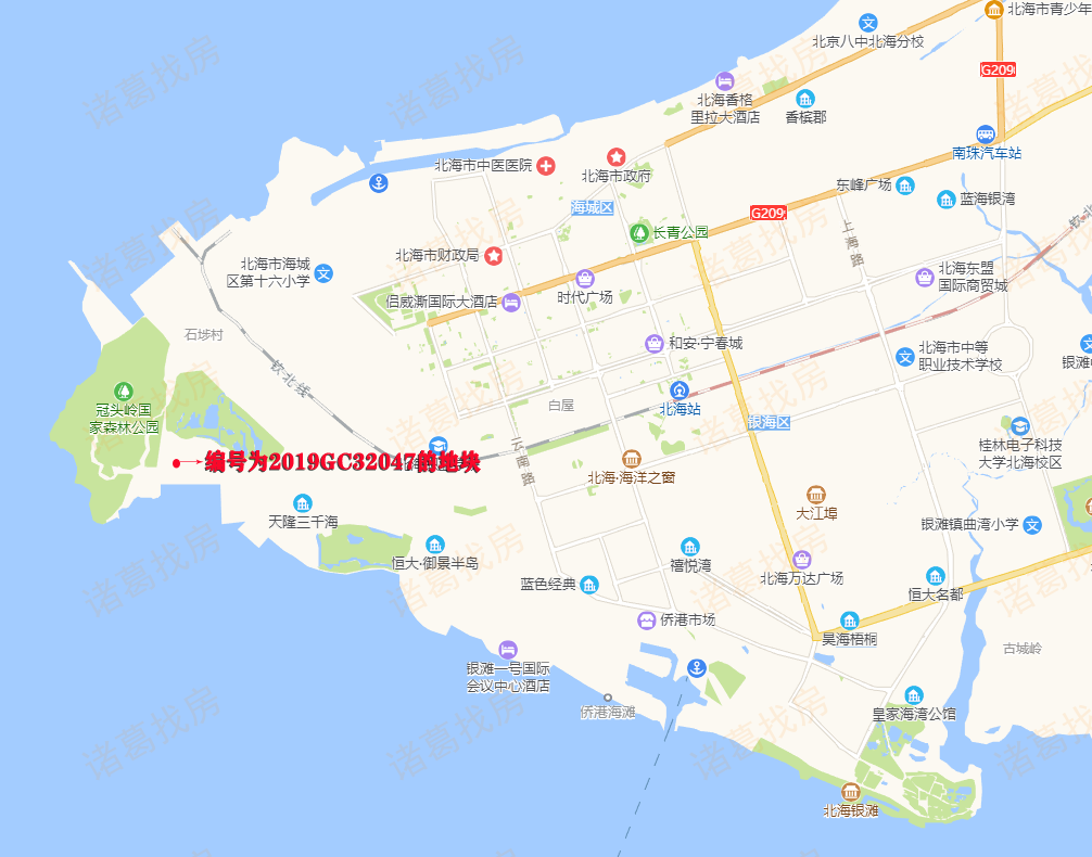 5.29亿!3961.40元/平!北海银滩西区稀缺的商住用地挂牌