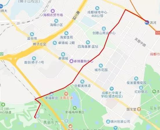 龙泉驿k6快速路线图片图片