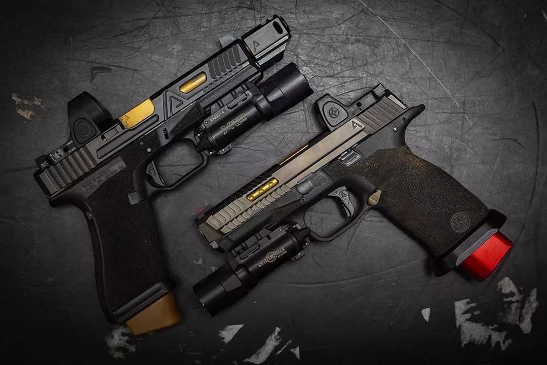 生猛异常的土豪款改装了agencyarms公司套件的手枪图集