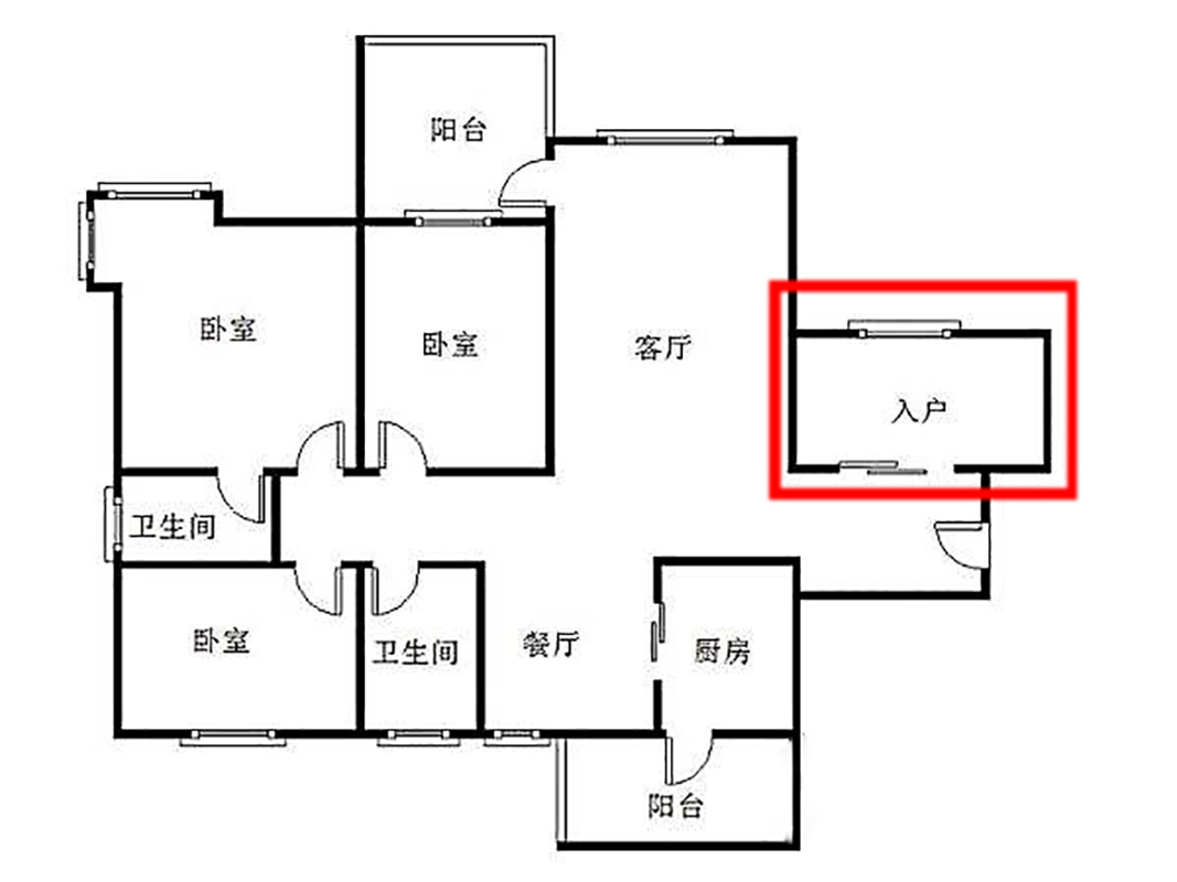 這樣設計才叫入戶花園你家大不了算過道