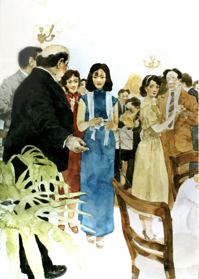 吴冠英从八十年代至今画了很多中国名作家名著及世界名著的插图