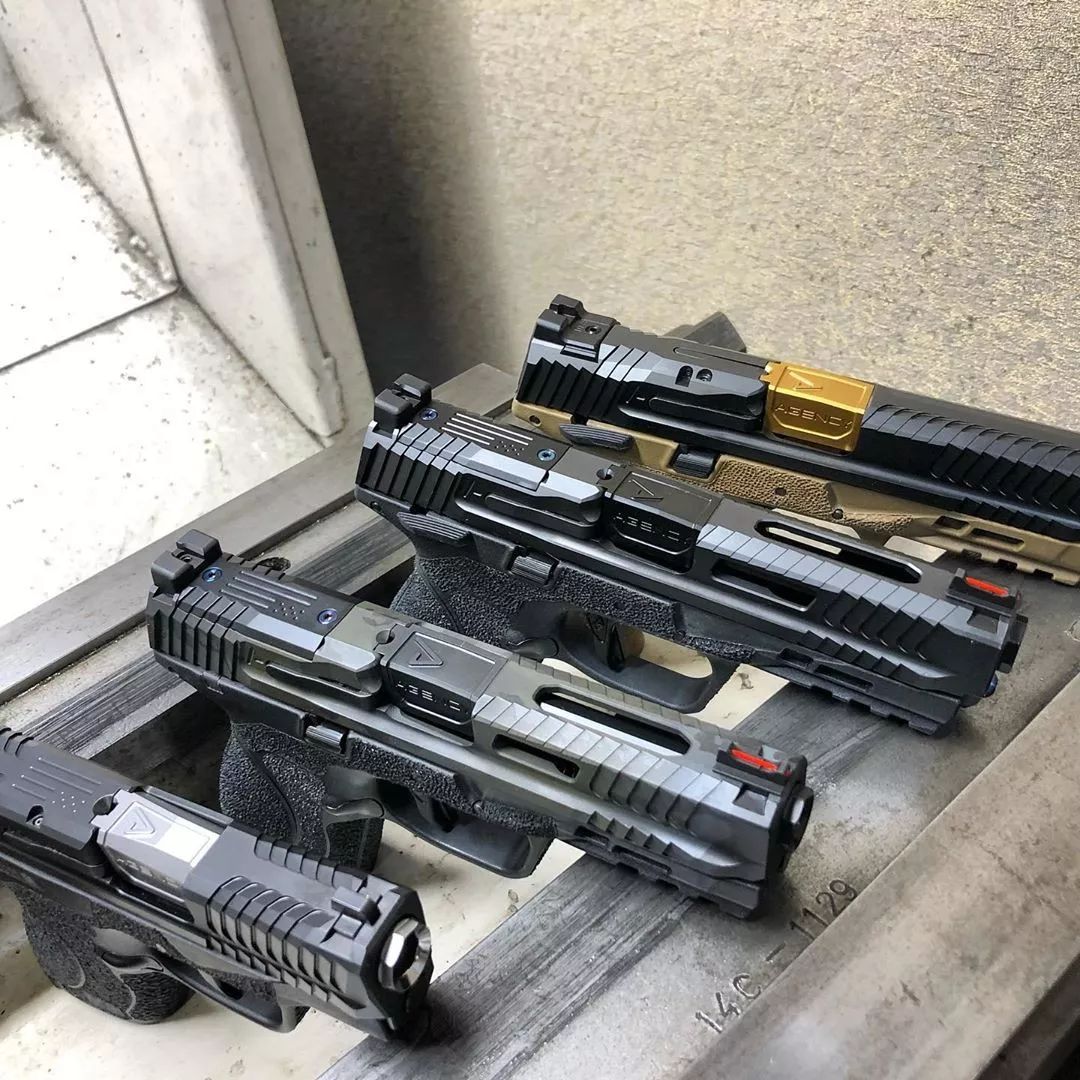 生猛异常的土豪款改装了agencyarms公司套件的手枪图集