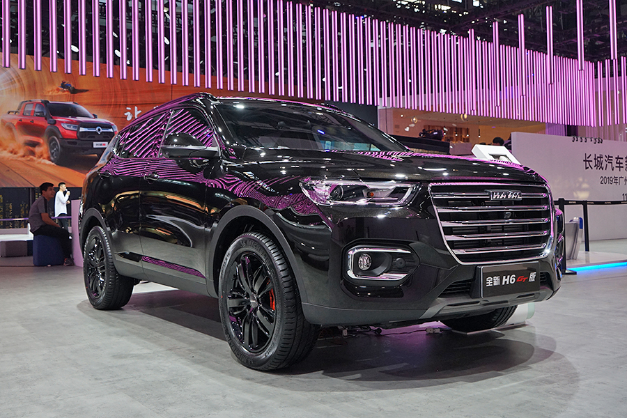 全新哈弗h6gt版广州车展亮相预售价区间13141万