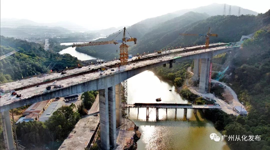 关注惠清高速流溪河特大桥顺利合龙预计明年通车