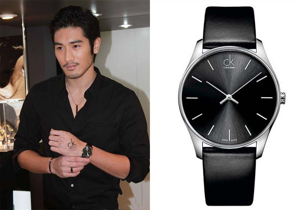 早期高以翔经常会出席商场品牌开幕的形象活动,在一次ck开业的活动中