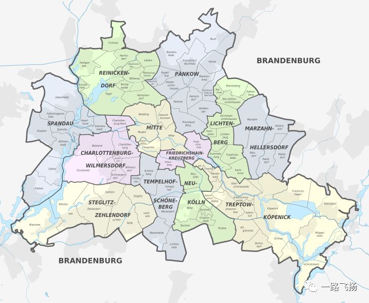 二战时期柏林市区地图图片