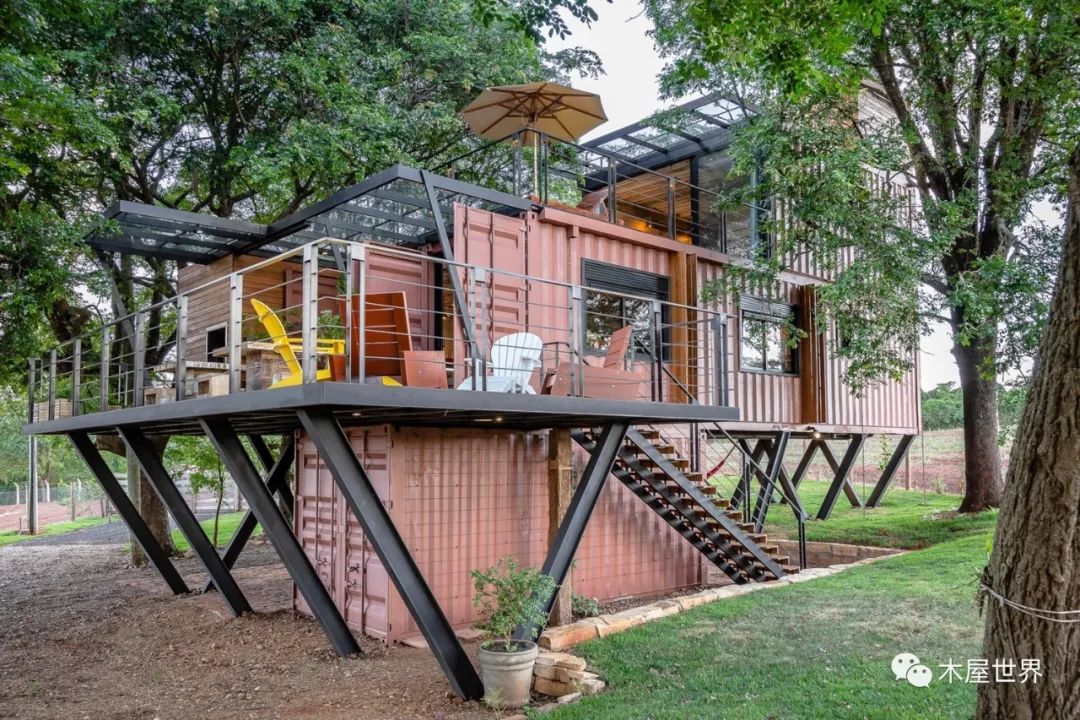 集装箱做的可持续乡村住宅