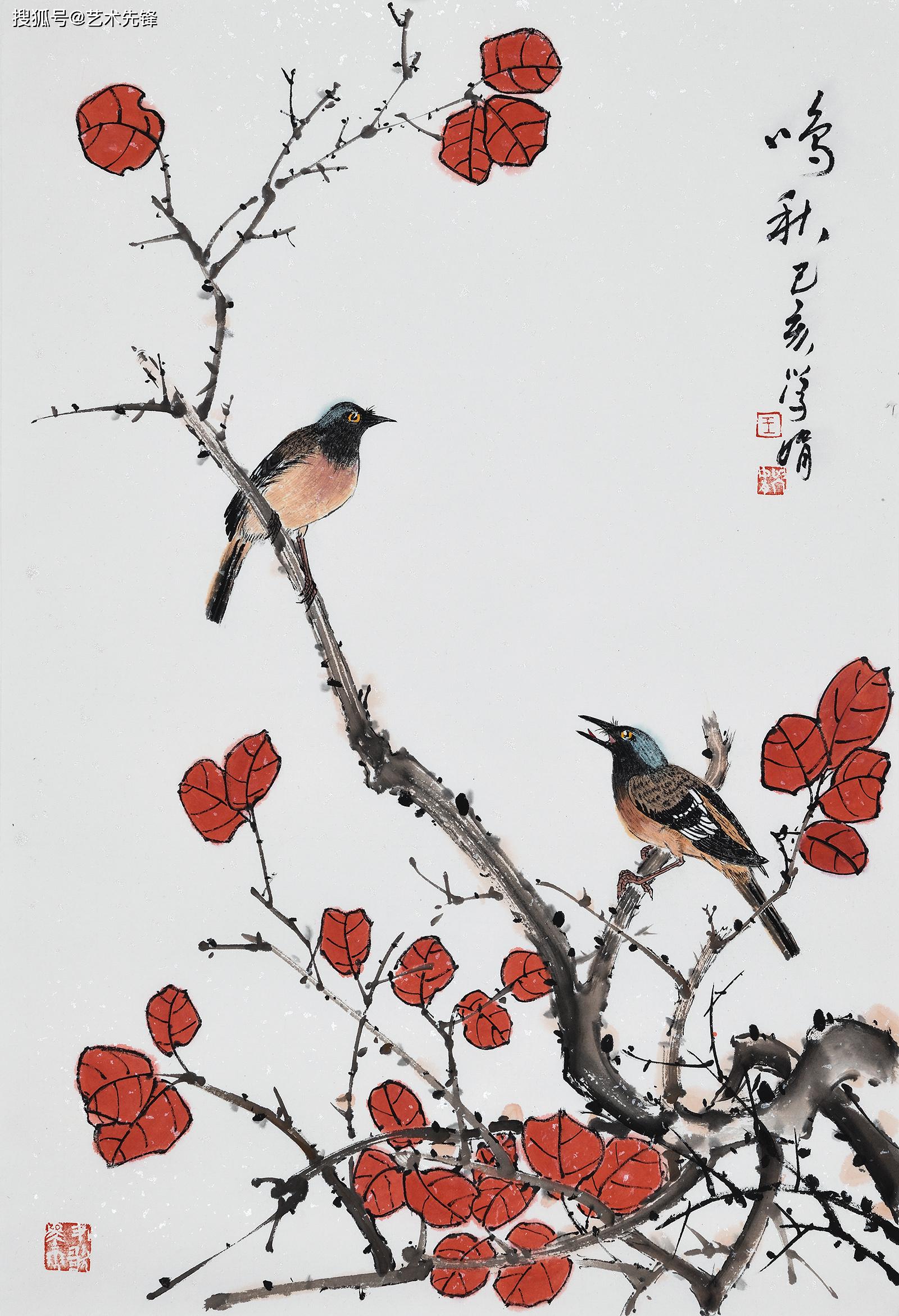"诗画本一律,天工与清新"王学娟花鸟画