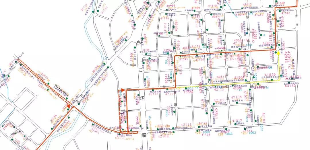 开了快速公交k16线夜间公交18路