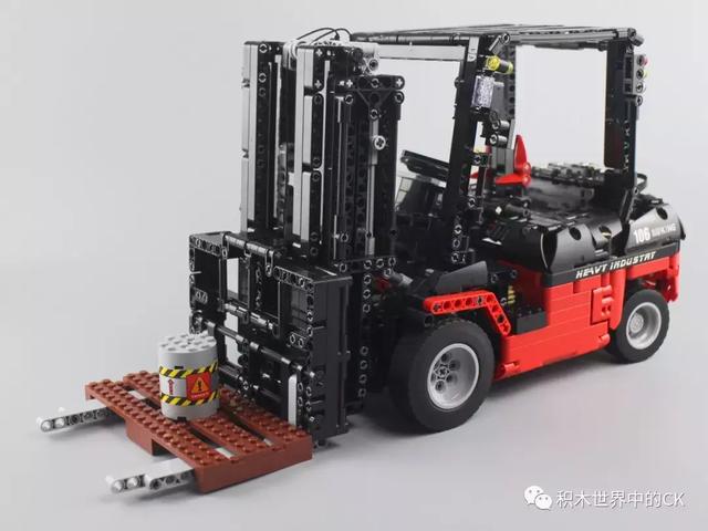 宇星模王积木 13106 宇星车模系列 堆高机