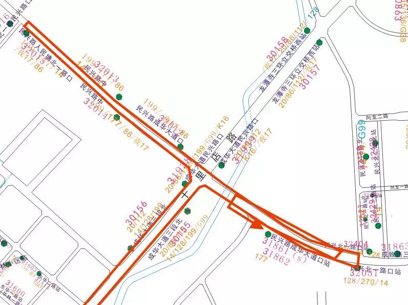 开了快速公交k16线夜间公交18路