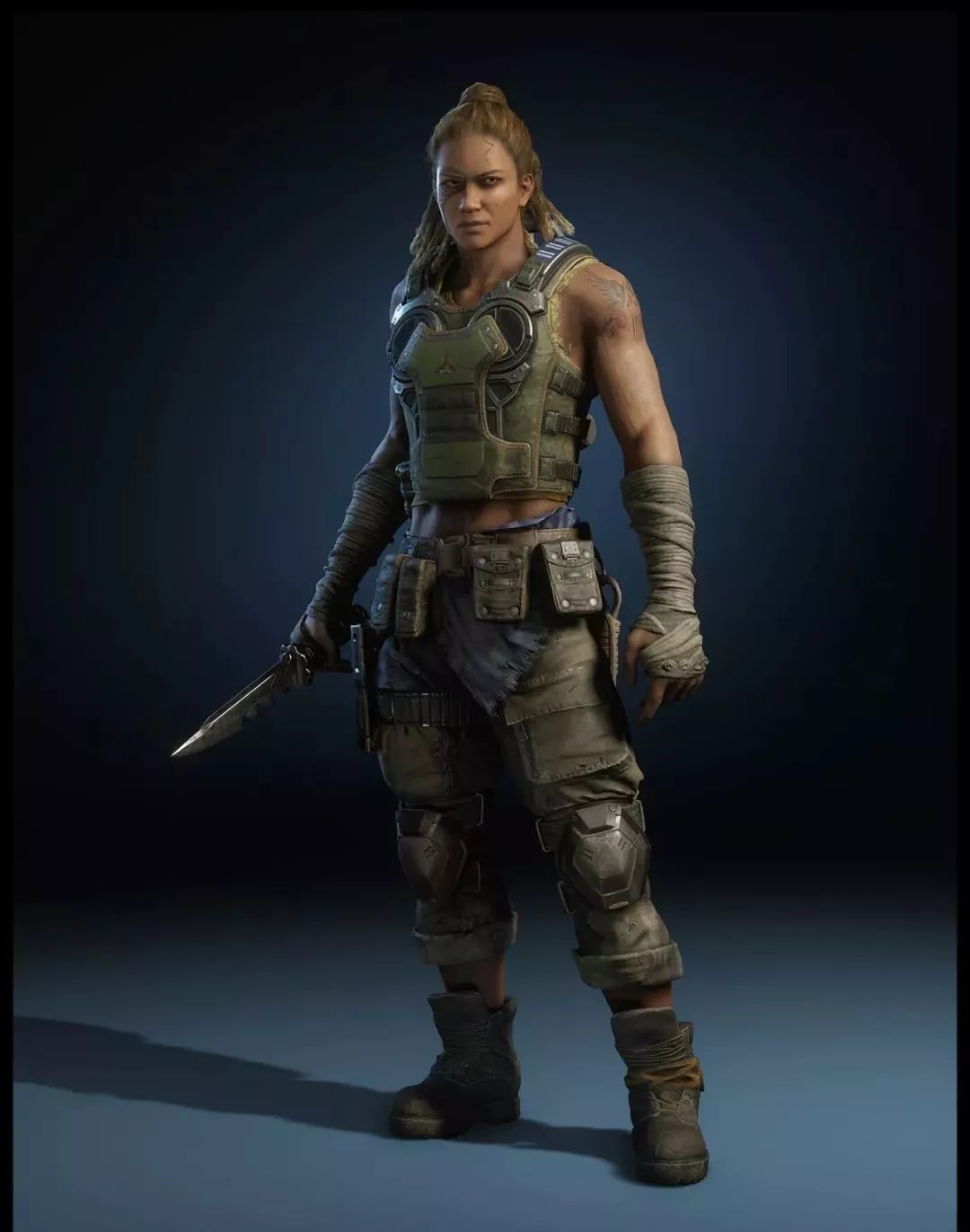 《gears 5(战争机器5)》硬核角色设计_游戏