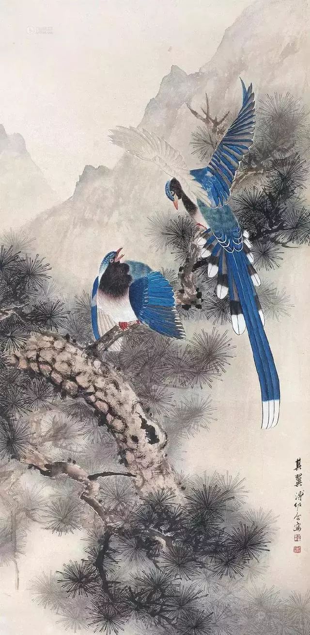 张其翼这样画翎毛