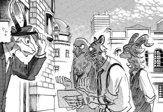 beastars第155话:比尔喜当爹,他差点咬杀"儿子"_路易