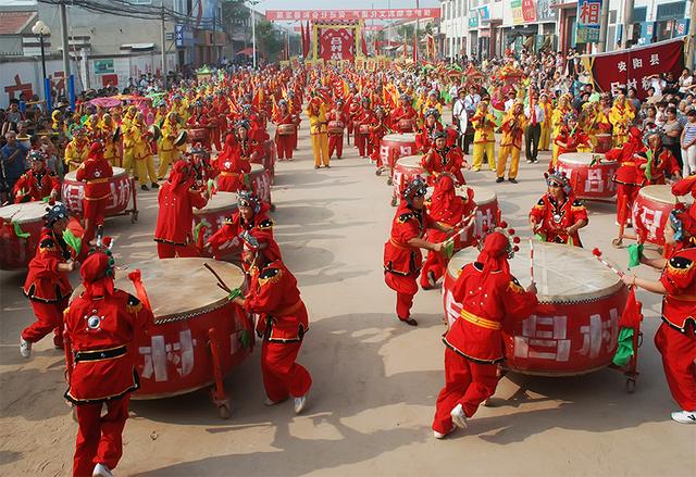 纵观世界走进古都安阳欣赏河南省非物质文化遗产吕村战鼓