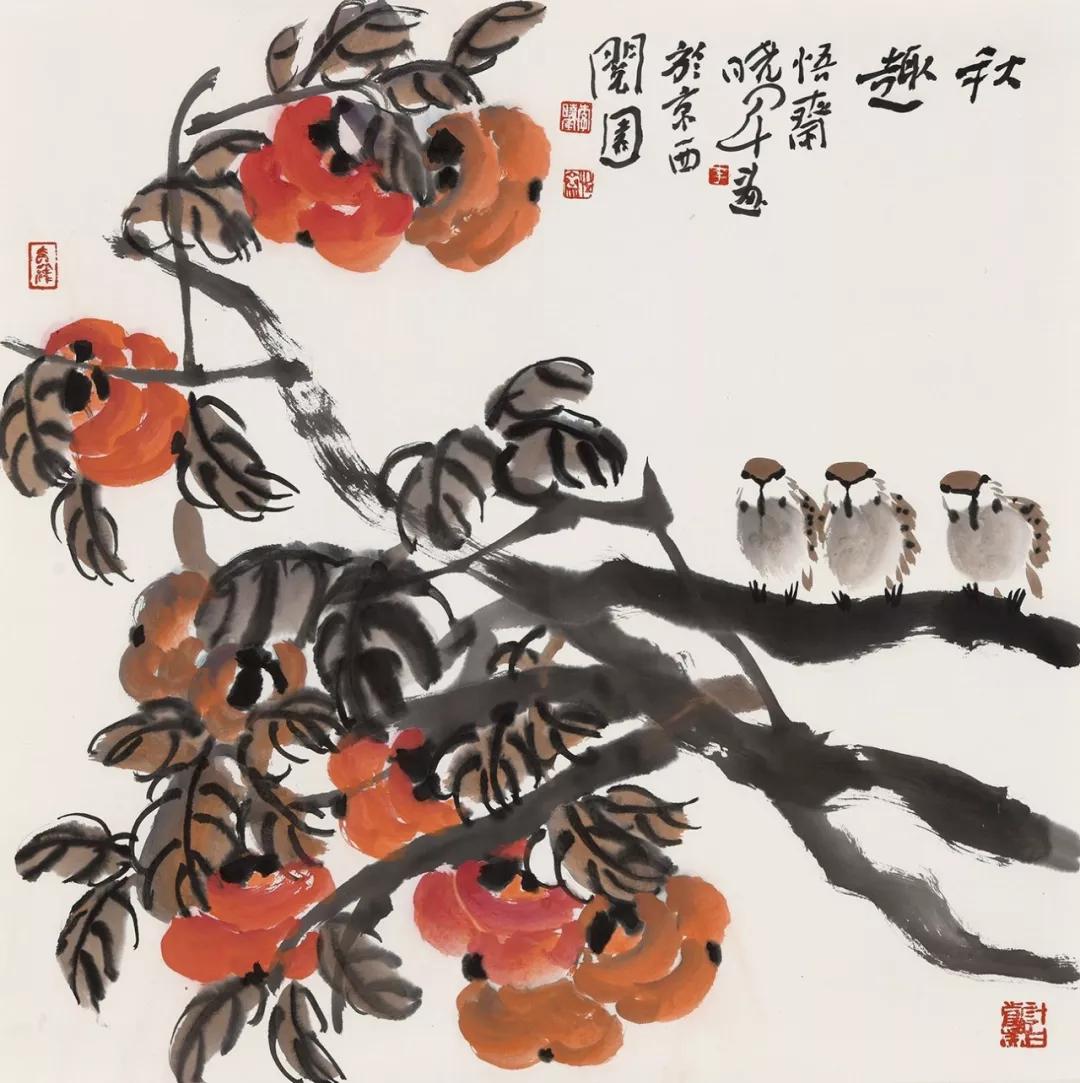 "心花"2019李晓军中国画作品展在京举办_花鸟画