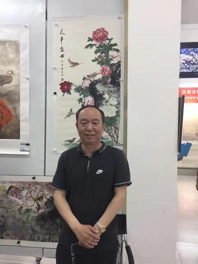 画家孙立斌与他的没骨花鸟画