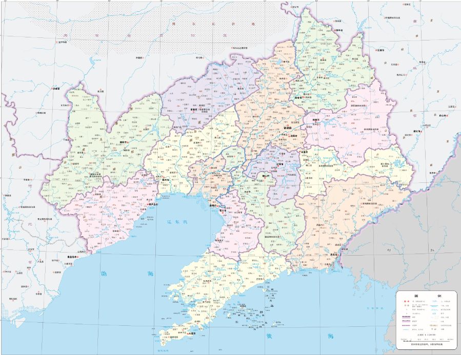 最新版辽宁地图来了共58幅！_标准