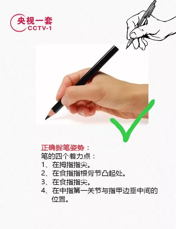 姿势家长朋友们可以参照以下的"执笔八法"来按部就班地教导孩子们握笔