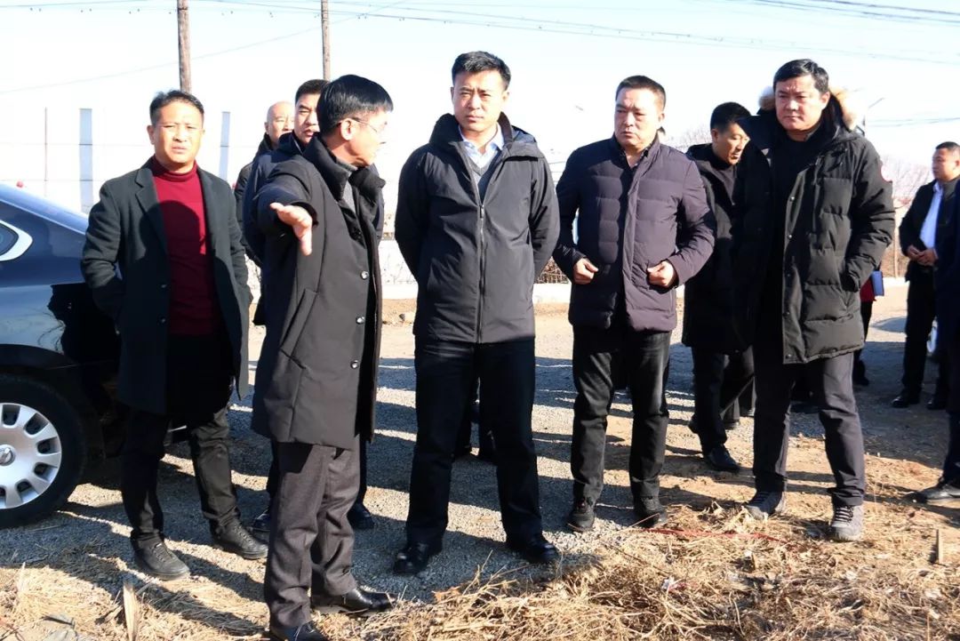 县委书记刘欣视察南沙河,运粮河治理情况