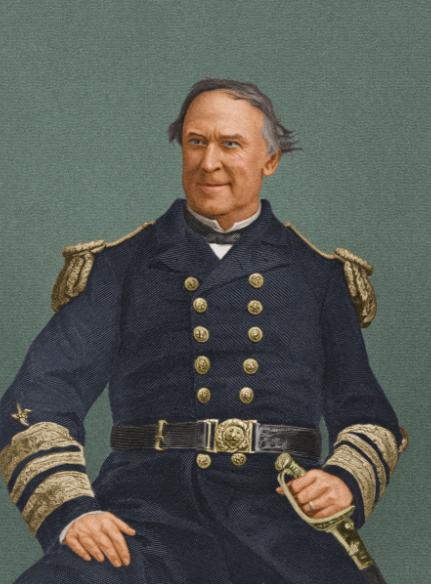 对于美国海军的历史名人,你可能听说过大卫·法拉格特(david farragut