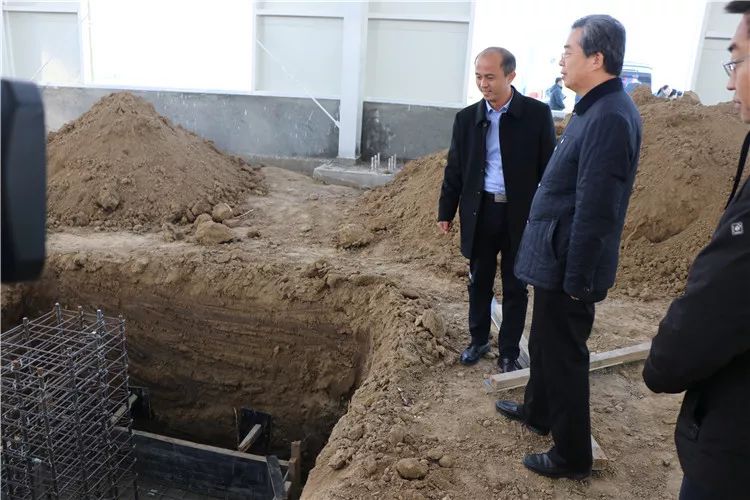 镇视察"双招双引"工作,县人大主任李方金,县委常委,统战部长孟庆华,县