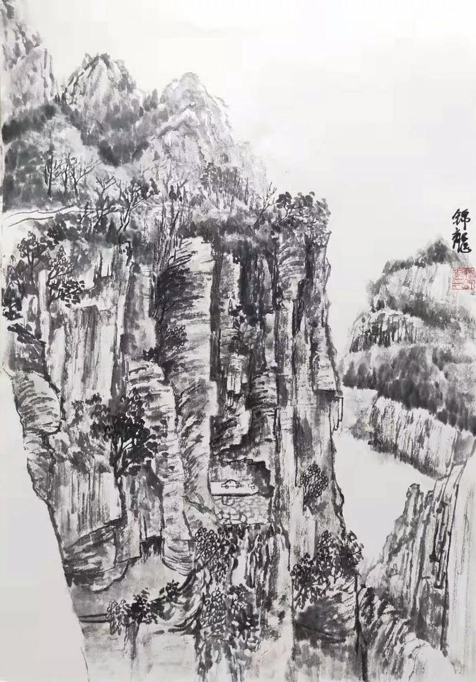 【艺界动态】张长韶山水画网络班 - 『太行山郭亮写生记』