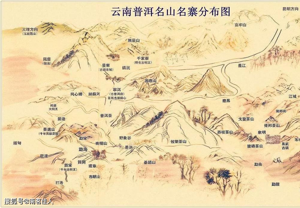 无量山困鹿山地图图片