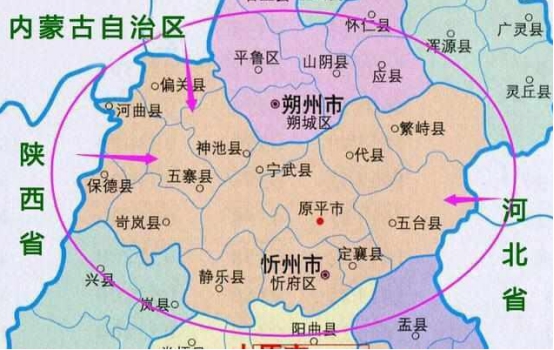 忻州面积图片