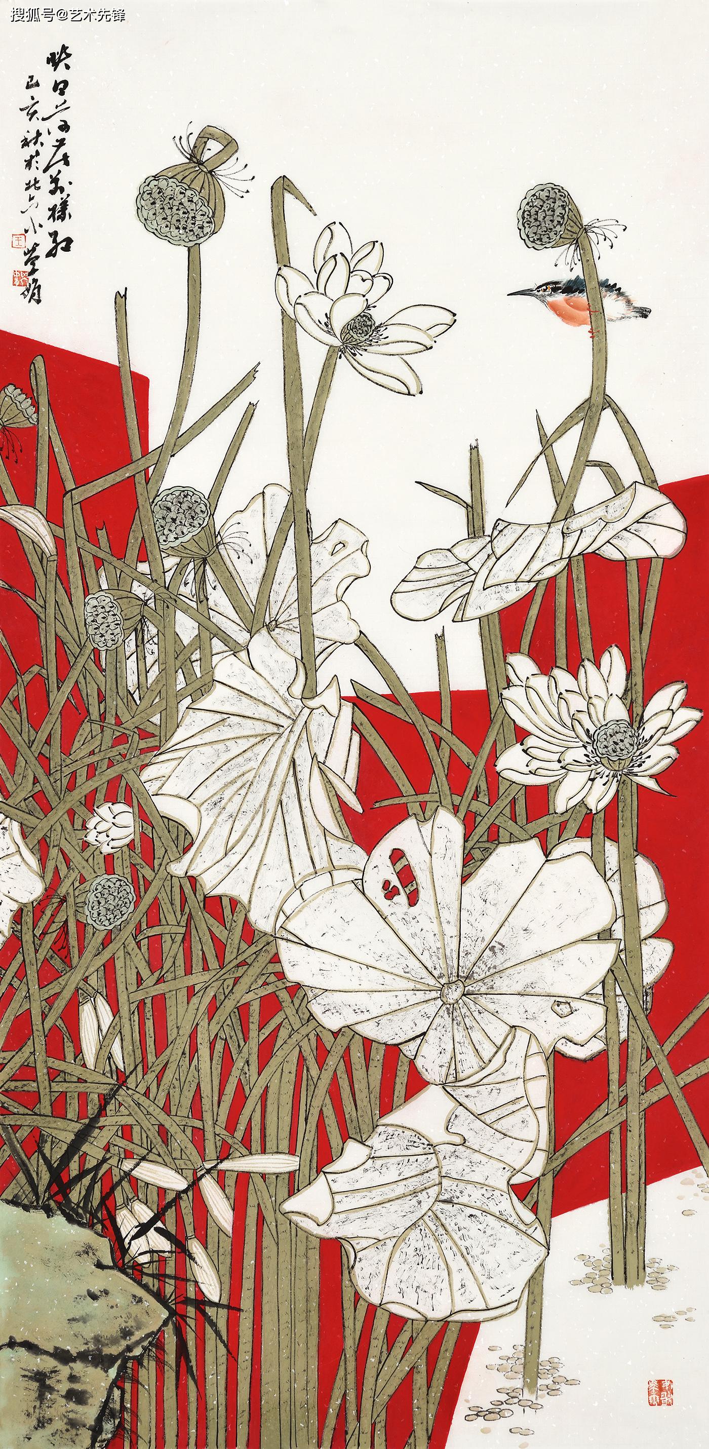 "诗画本一律,天工与清新"王学娟花鸟画
