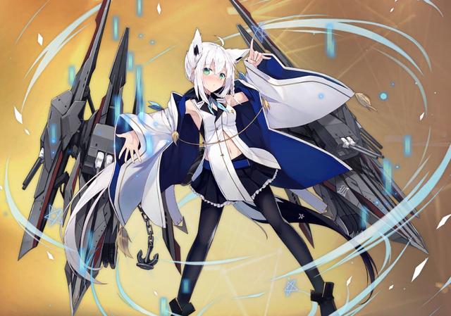 碧蓝航线ssr白上吹雪强度详解港区首位航驱潜力十足江风哭了