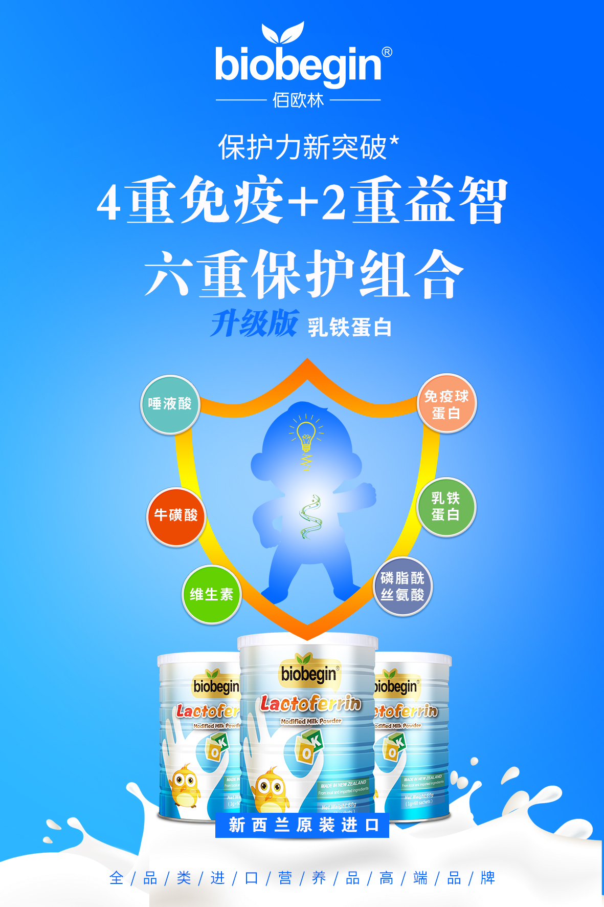 什麼是乳鐵蛋白高含量乳鐵蛋白對寶寶有什麼好處