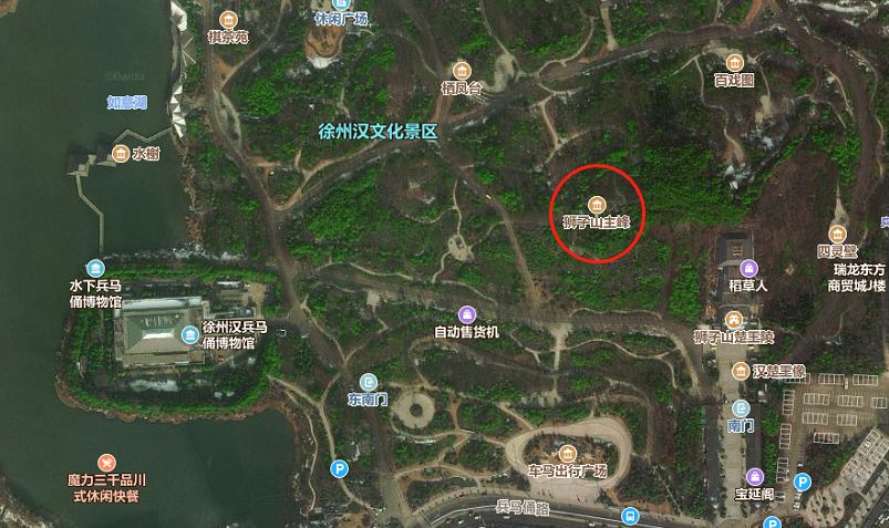 10年之后又在狮子山发现了楚王的陵墓,徐州狮子山因此而名扬海内外