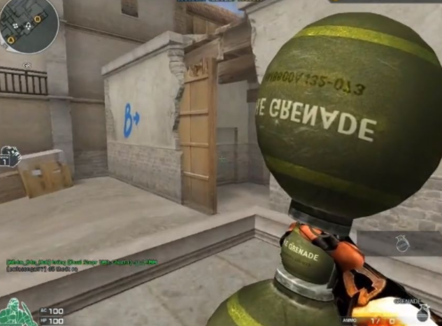 cf:"核弹"级手雷上线,扔出去后的爆炸效果,这是清场啊_玩家