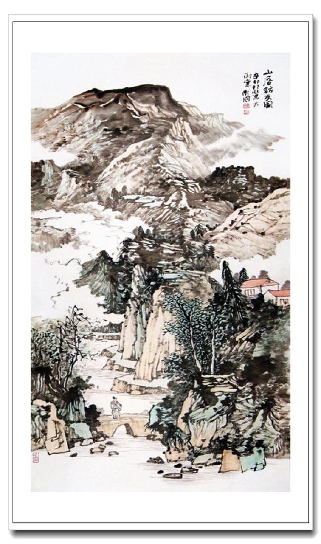 飘洒奇秀徐卫国山水画