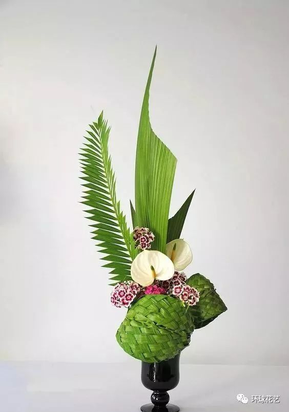 做编织玩插花秀花艺看花艺师们如何玩转叶材编织