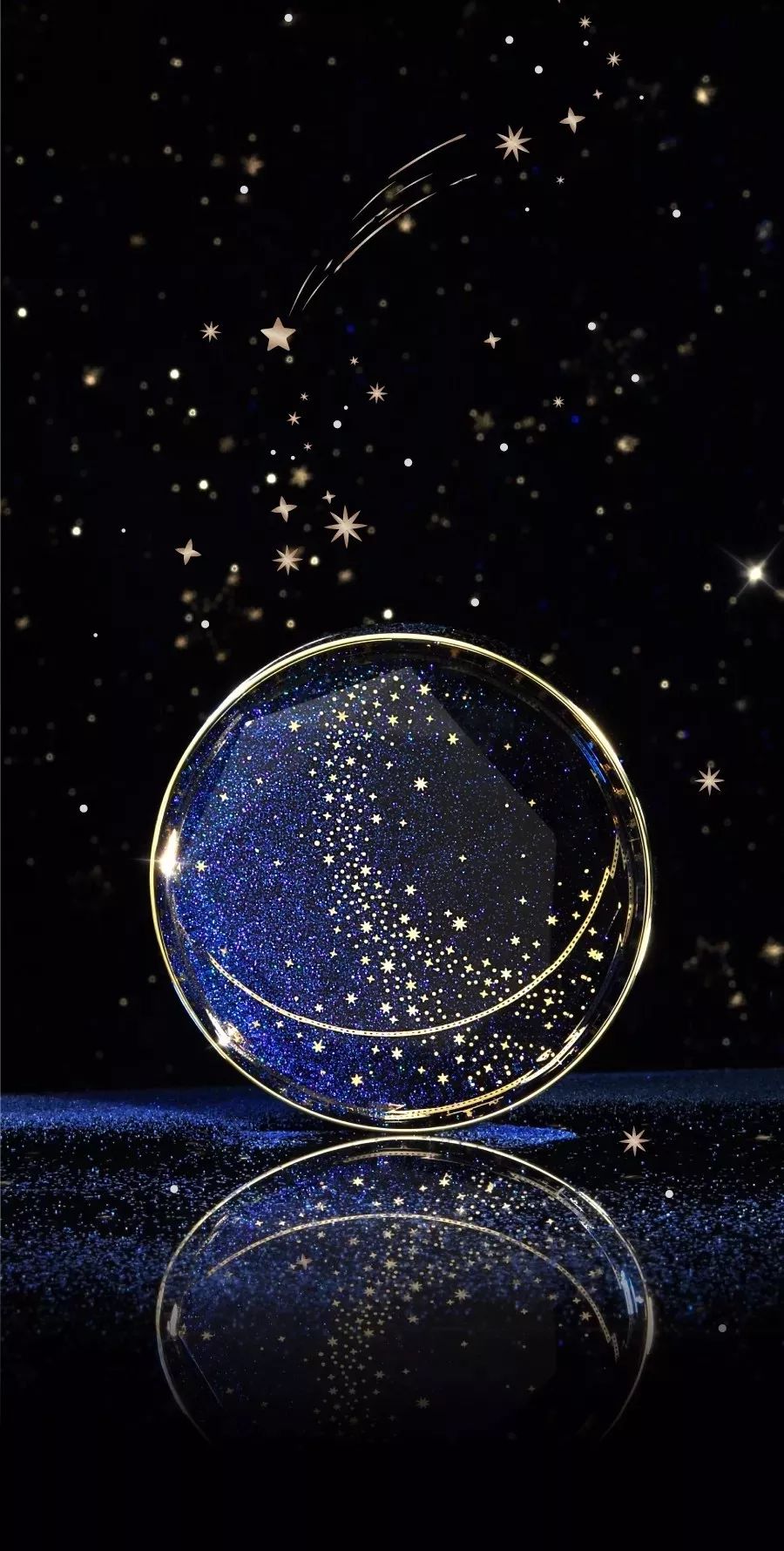 正好对应黄道十二宫基于"日月星晷仪"的设计理念眼影盘同样以星河为