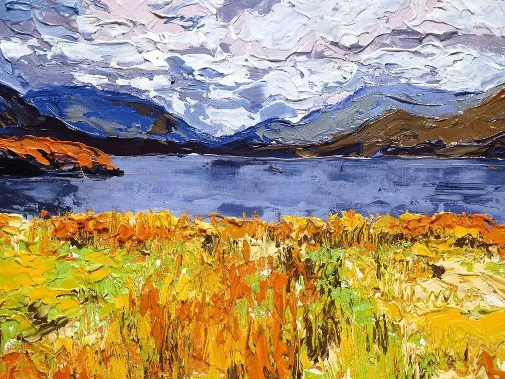 西方绘画技法经典教程油画和丙烯画的肌理表现