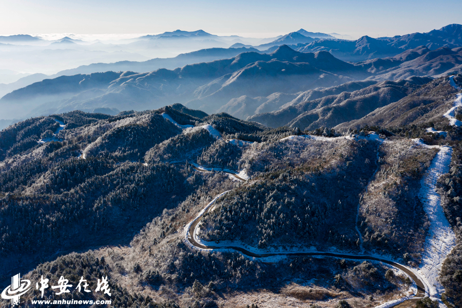 安徽霍山:雪舞银蛇大别山【组图】