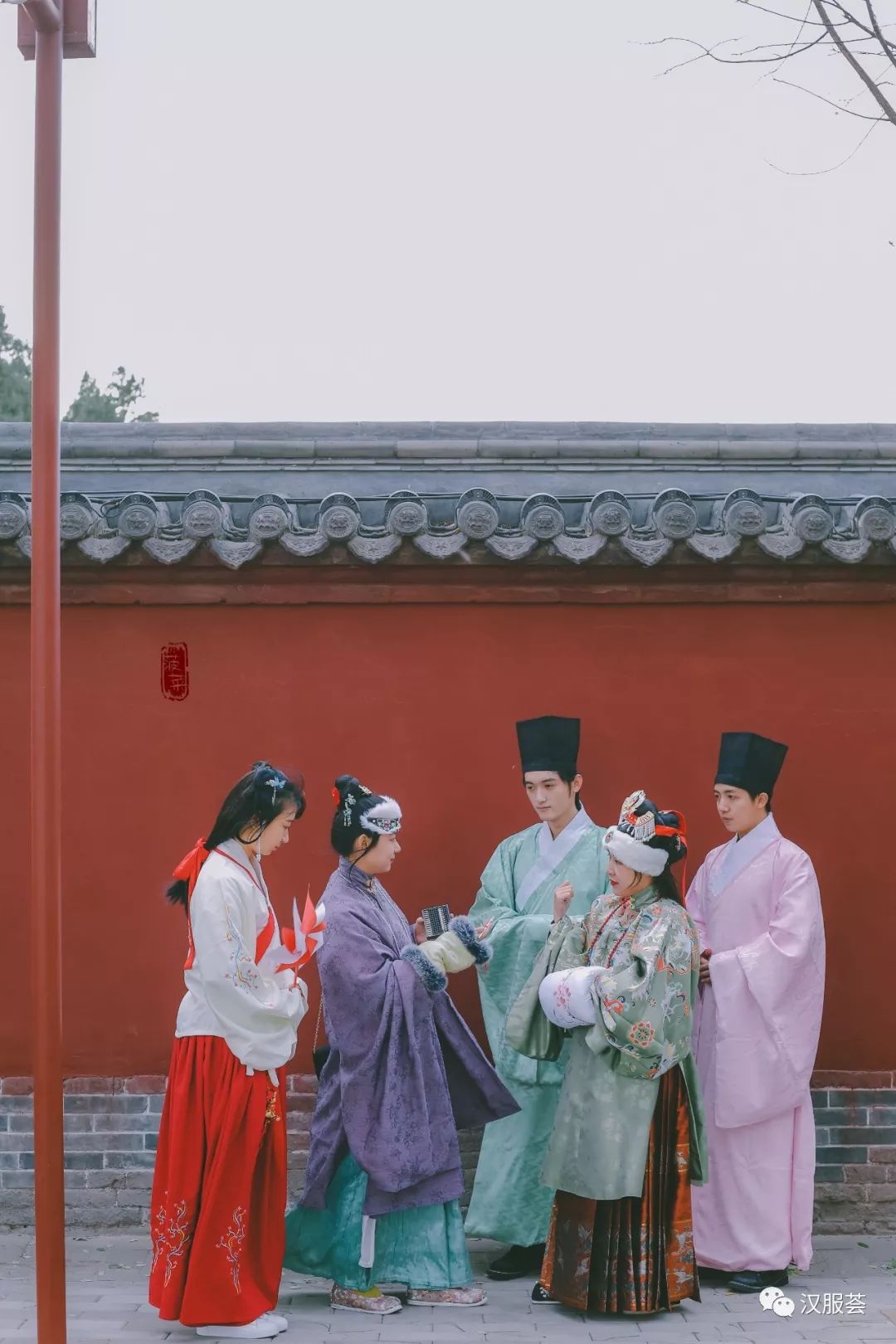 汉服群像 | 大明市井图卷