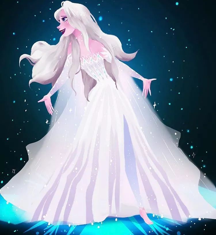 《冰雪奇缘2》视觉画面太美了_elsa