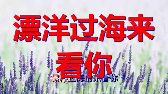 漂洋过海来看你声音温暖动想你了想去看你不远万里
