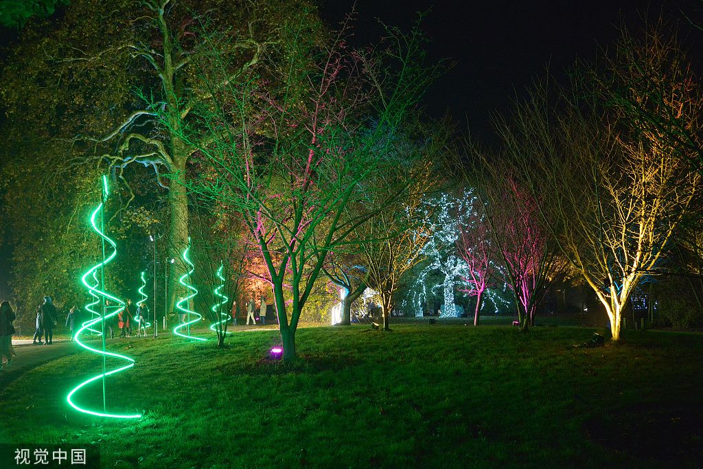 到此一游丨英国皇家植物园冬季节日灯光秀开始了