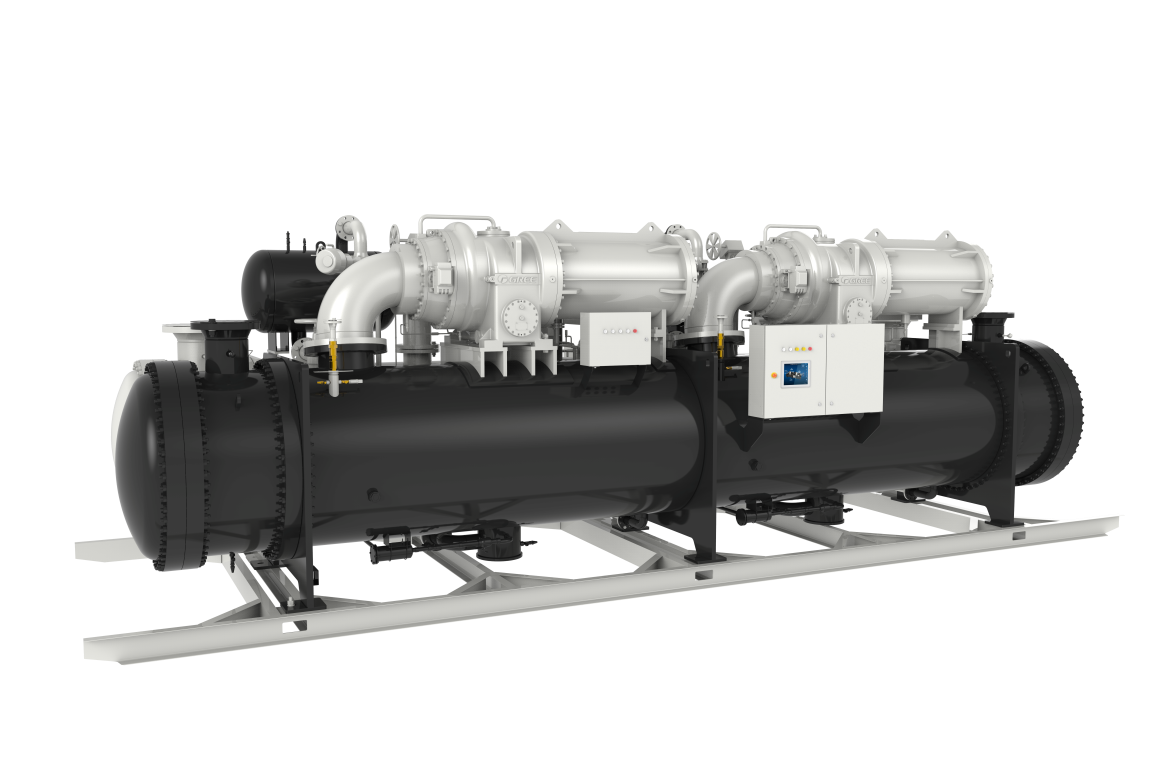 (图为格力服务核电工程的离心机组)