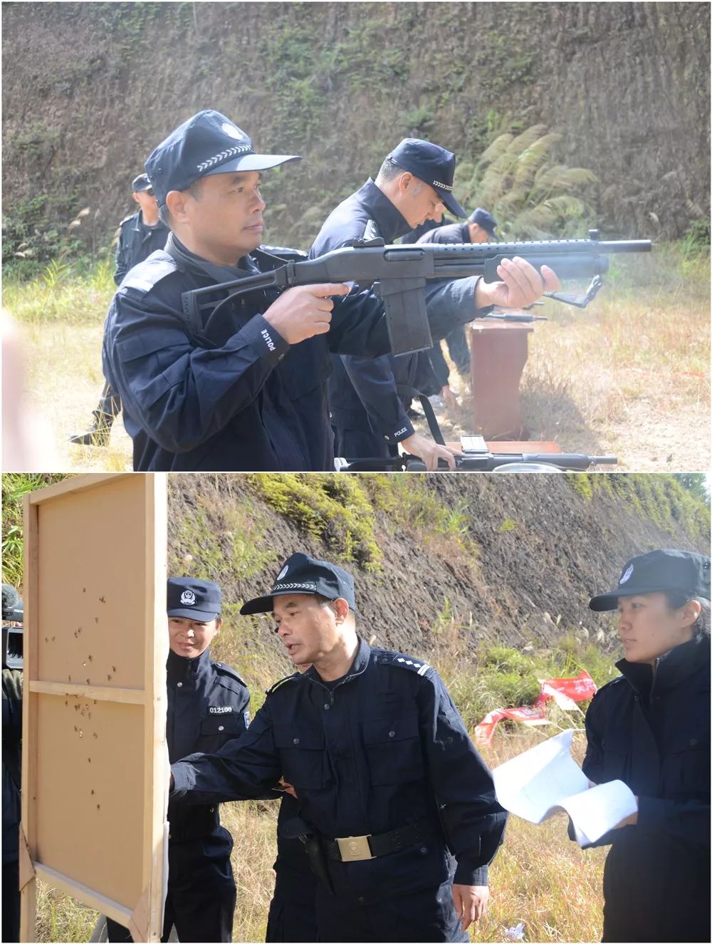 训练过程中,局领导李浩,黄梓伦,唐伟东以身作则,严